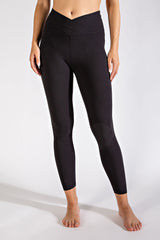 V-Waist Full Length Leggings