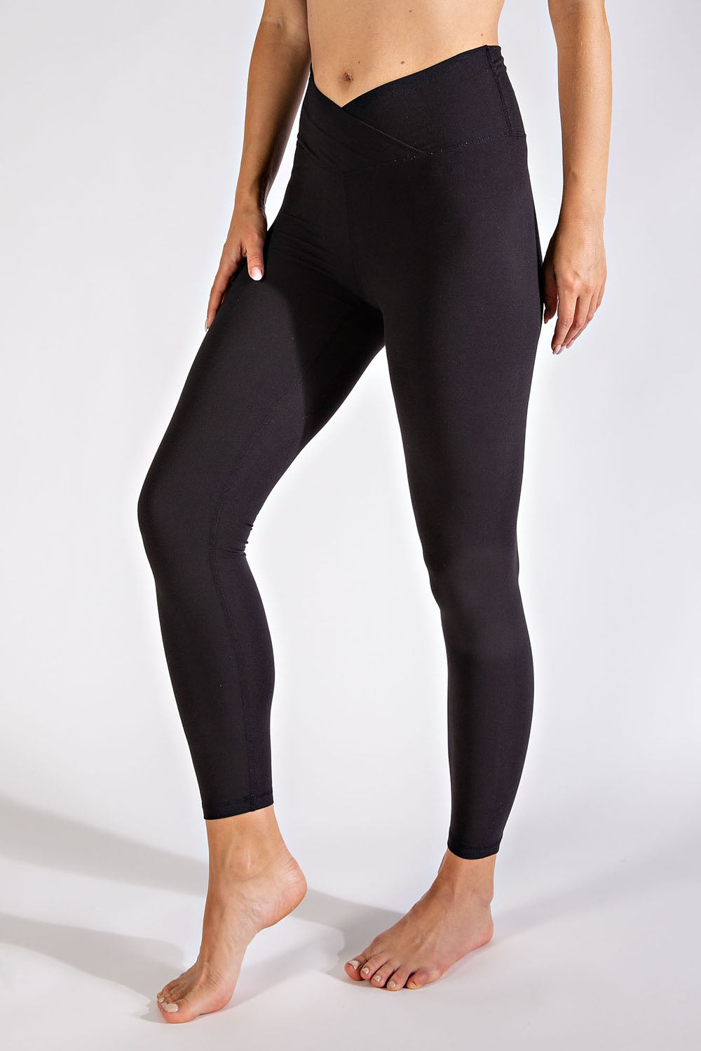 V-Waist Full Length Leggings