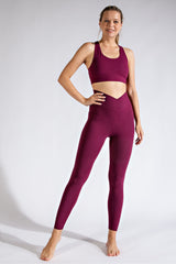 V-Waist Full Length Leggings