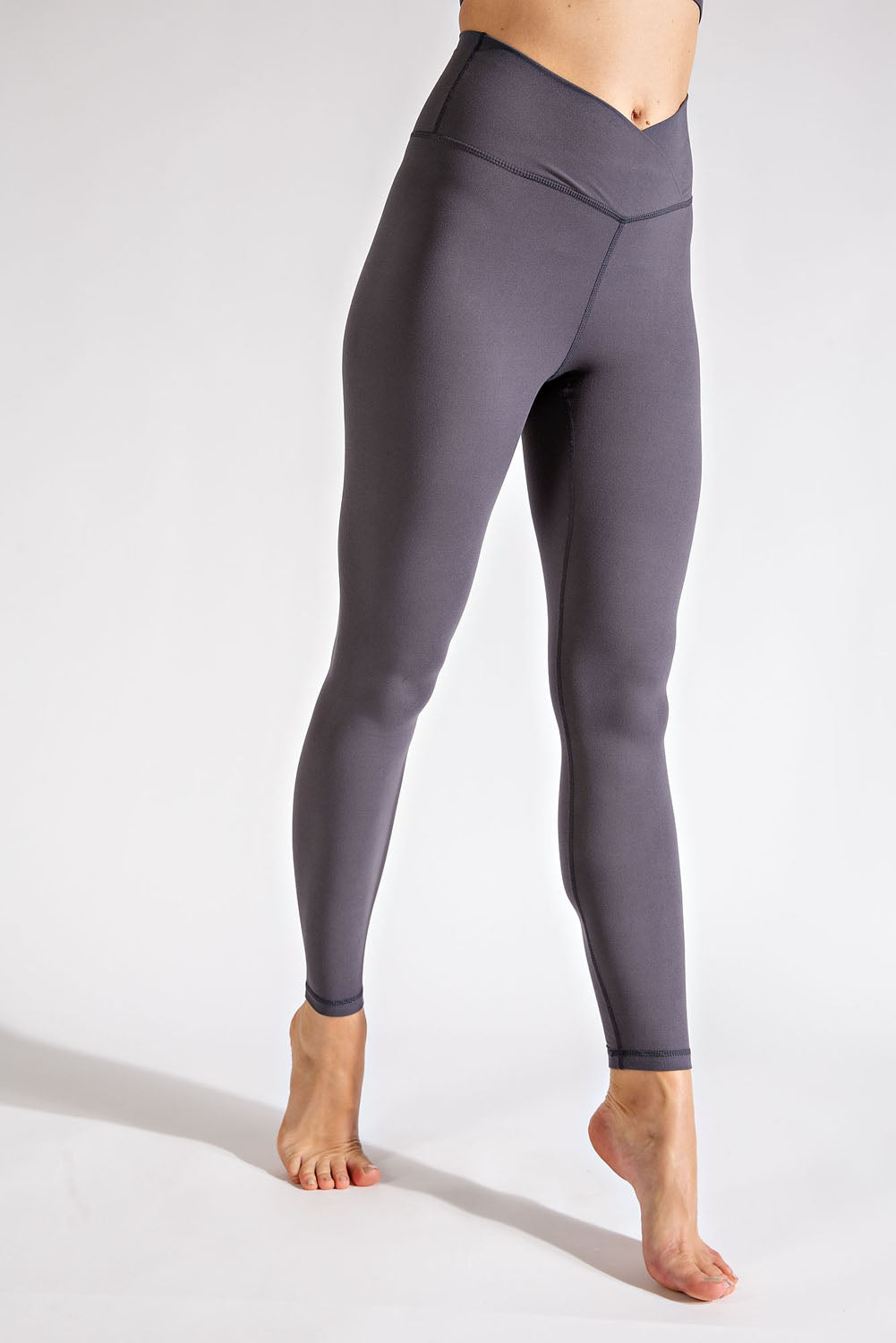 V-Waist Full Length Leggings