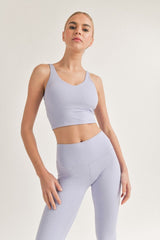 Aligned Performance Cropped Tank Top with Removable Bra Pads