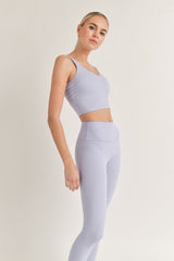 Aligned Performance Cropped Tank Top with Removable Bra Pads