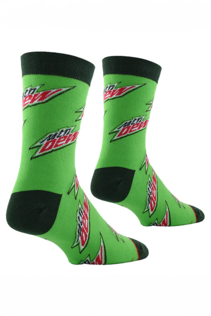 Mountain Dew All Over Men's Socks