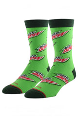 Mountain Dew All Over Men's Socks