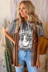 Nashville Music City Graphic Mineral Washed Tee