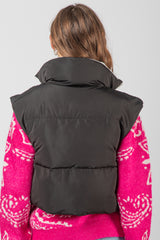 Soft Puffer Zip-up Vest