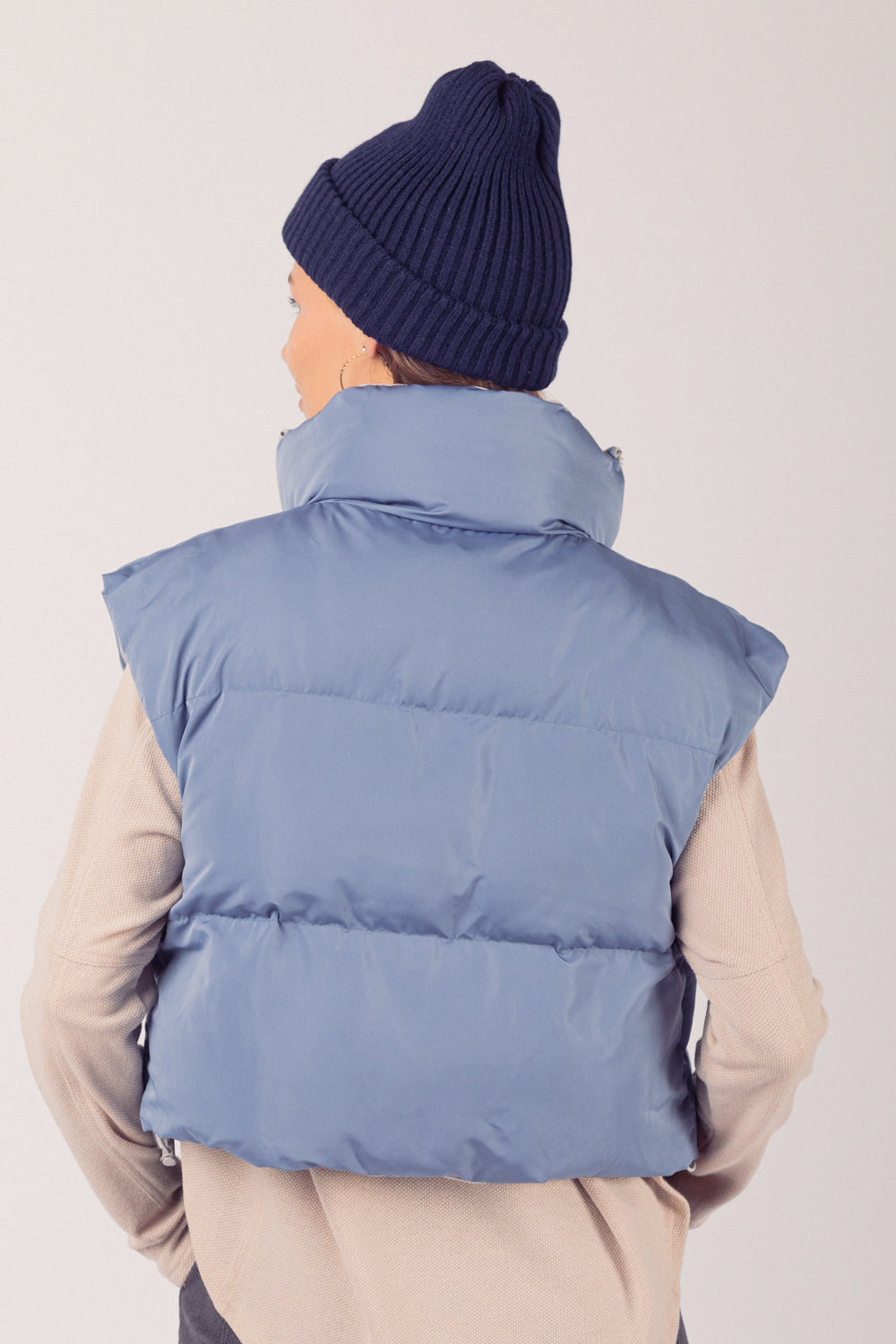 Soft Puffer Zip-up Vest