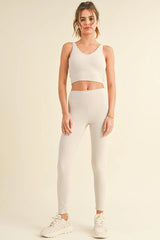 Aligned Performance Cropped Tank Top with Removable Bra Pads