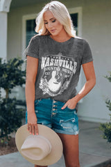 Nashville Music City Graphic Mineral Washed Tee