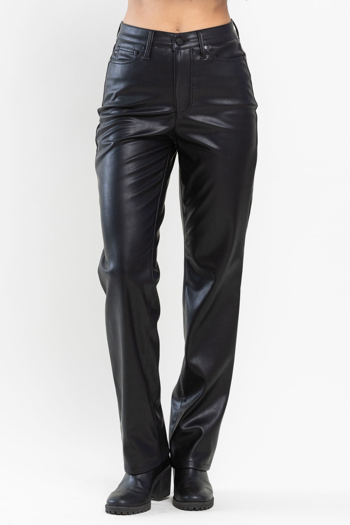 Faux Leather Pants