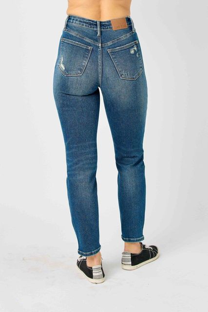 High Rise Tummy Control Slim Fit Jeans