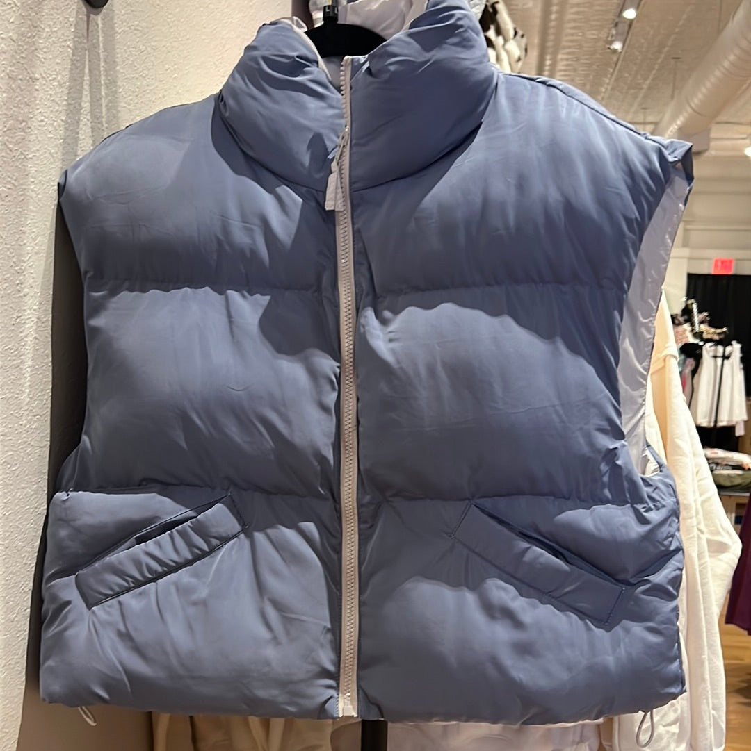 Soft Puffer Zip-up Vest