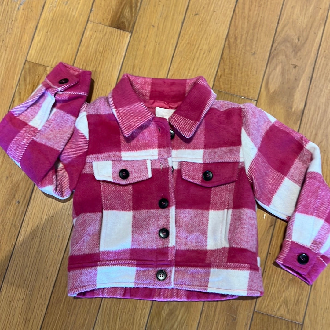 KID's Fuchsia Shacket - Mommy & Me Matching