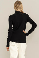 Chic Position Turtleneck Sweater Top