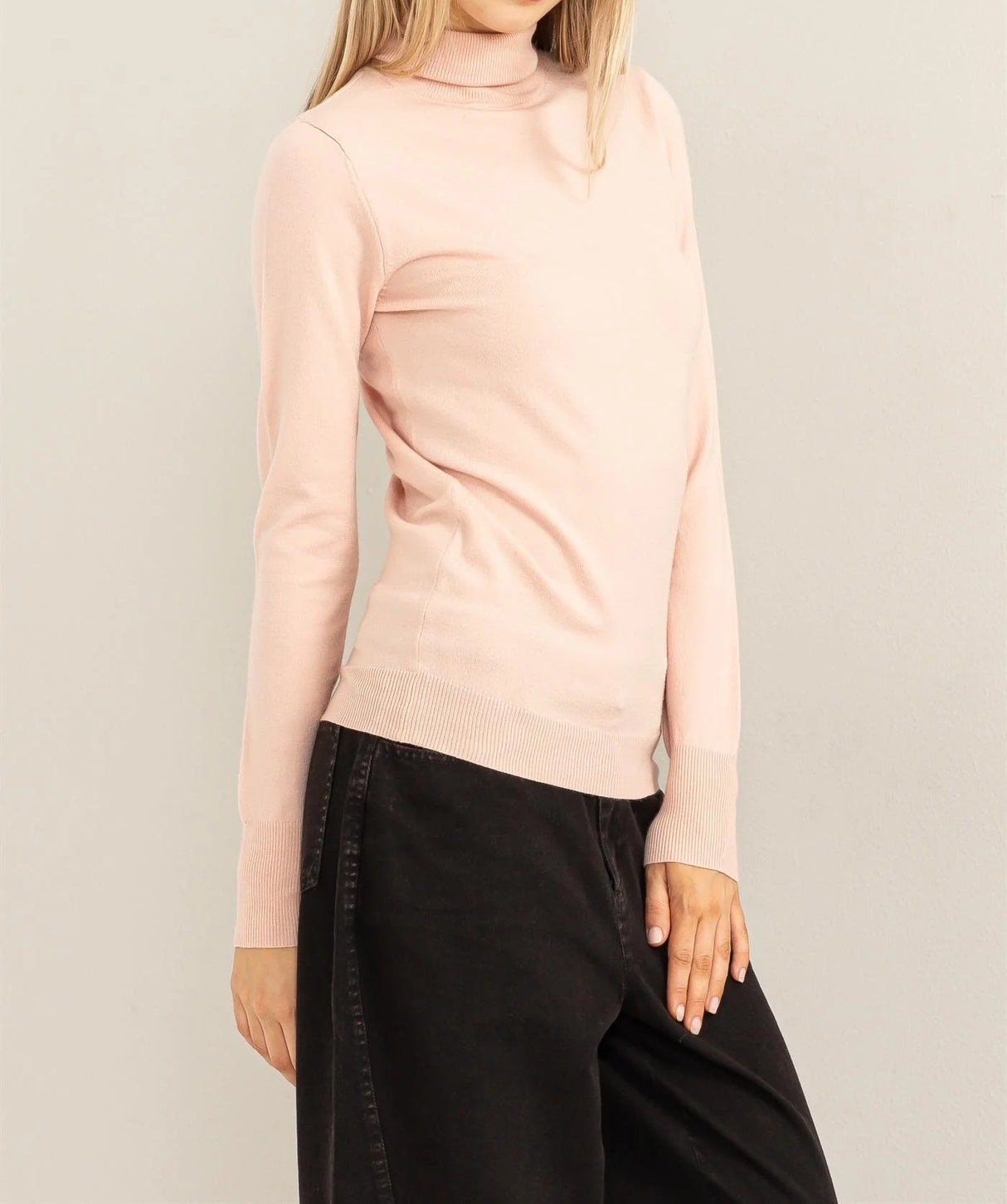 Chic Position Turtleneck Sweater Top