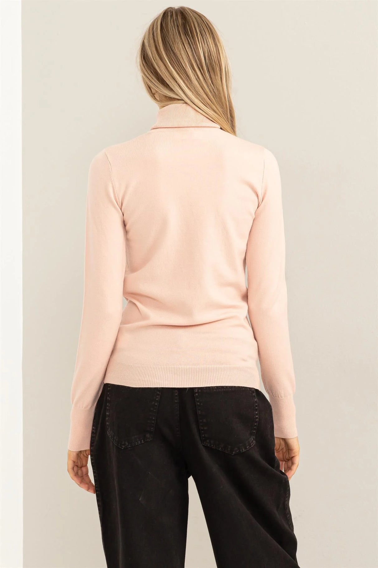 Chic Position Turtleneck Sweater Top