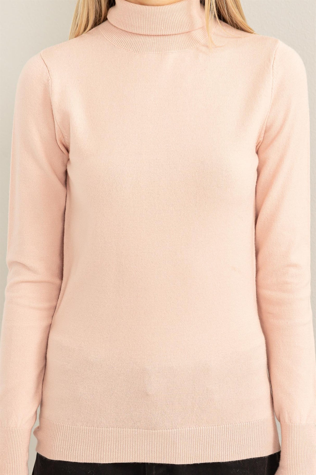 Chic Position Turtleneck Sweater Top