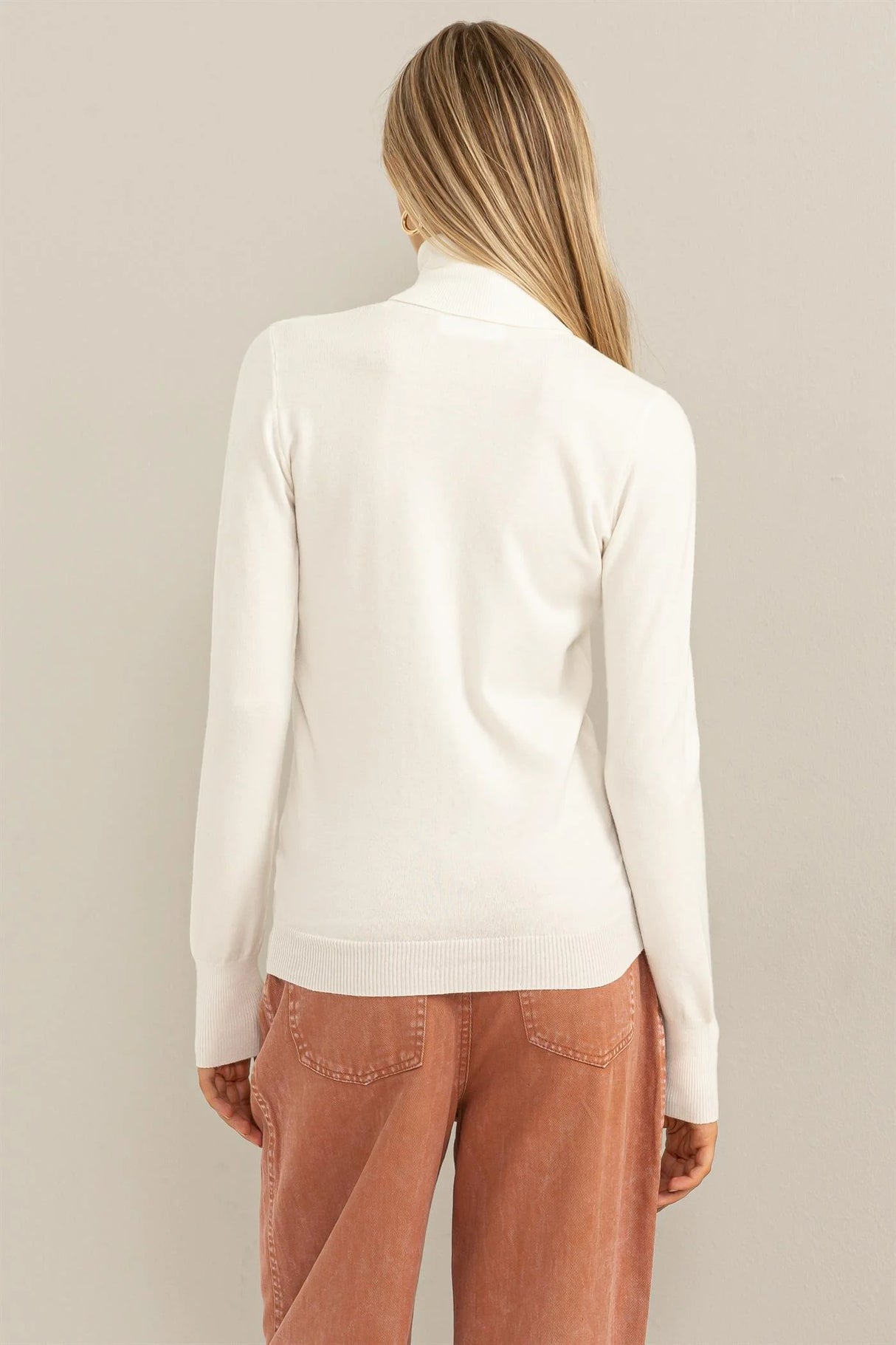 Chic Position Turtleneck Sweater Top