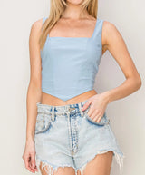 Sleeveless Crop Top