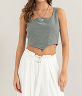 Sleeveless Crop Top