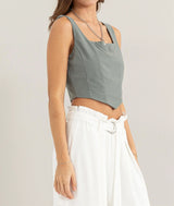 Sleeveless Crop Top