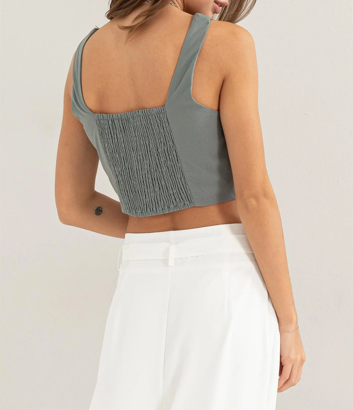 Sleeveless Crop Top