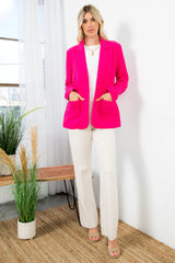 Fully Lined Cotton Blazer