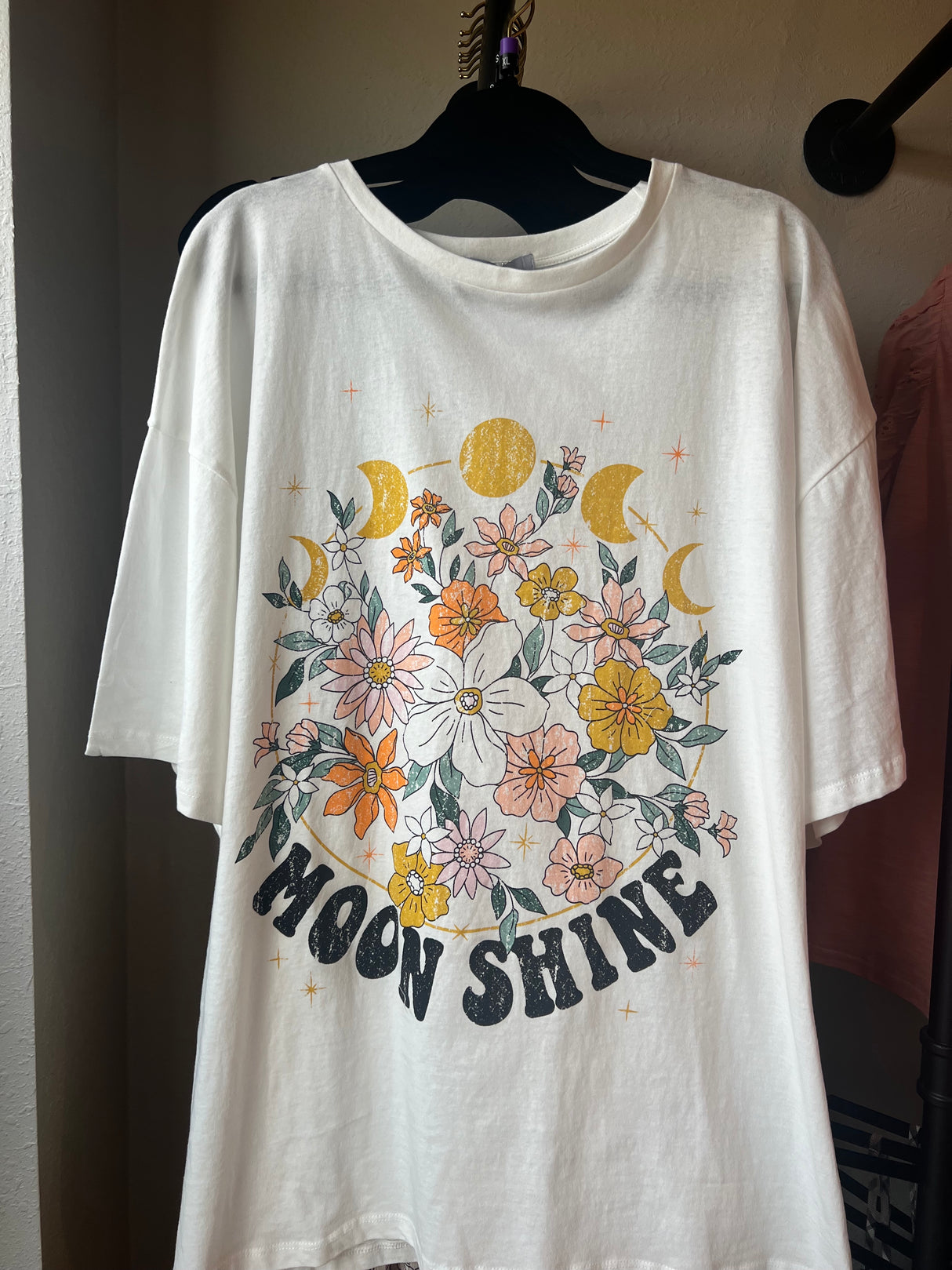 Floral Moon Shine Graphic Top