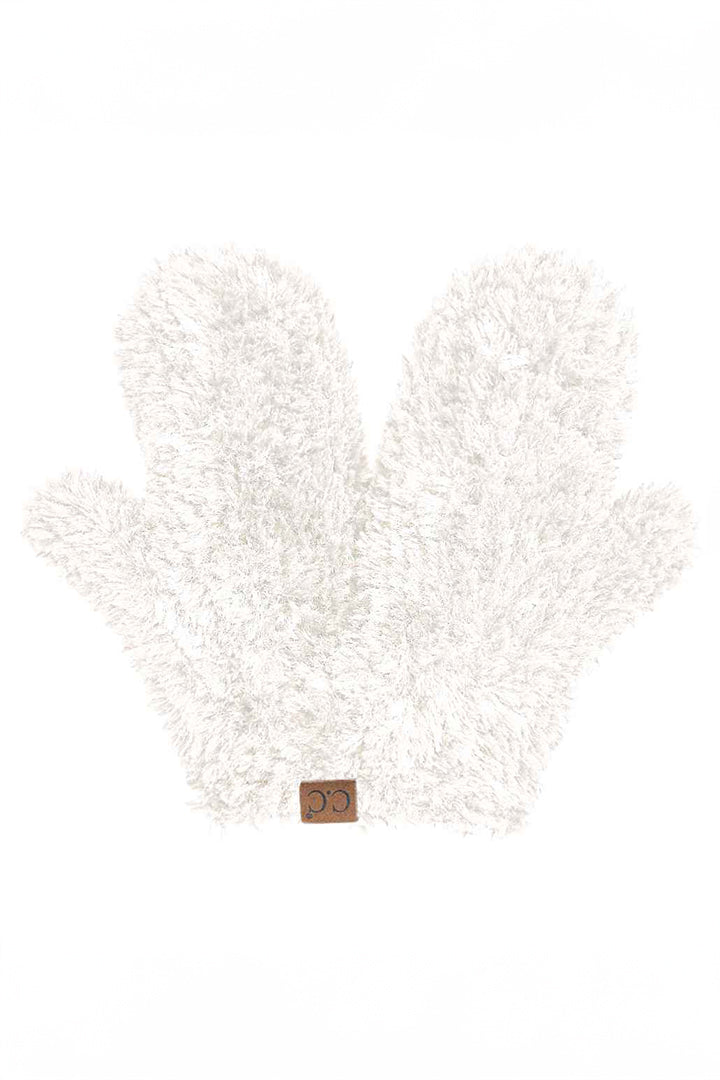 Faux Fur Mittens