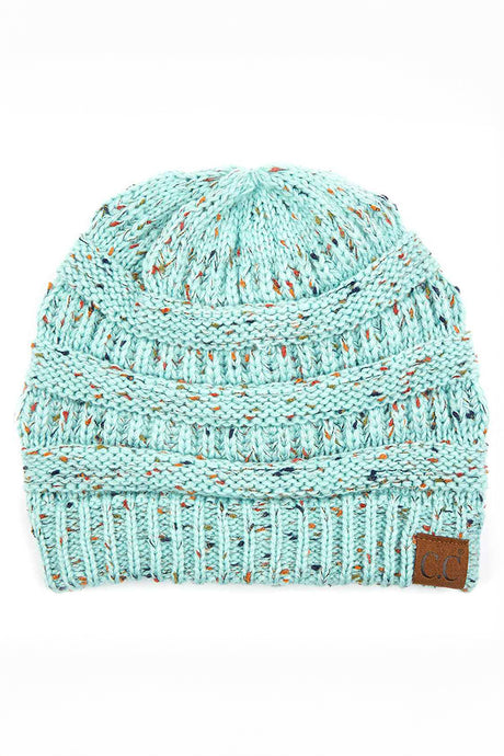 Cable Knit Confetti Hat