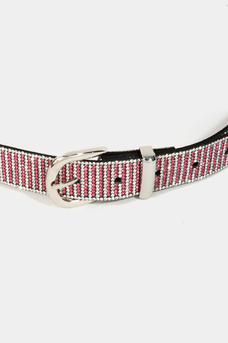 Vibrant Rhinestone Pave Belt