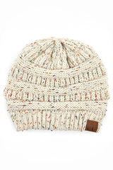 Cable Knit Confetti Hat