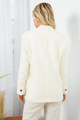 Fully Lined Cotton Blazer