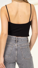 Over There Cropped Cami Top