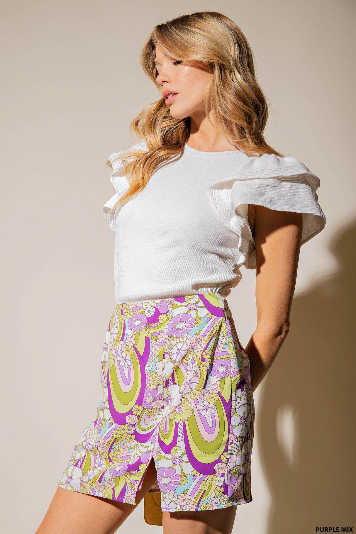 Groovy A-Line Mini Skirt