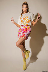 Groovy A-Line Mini Skirt