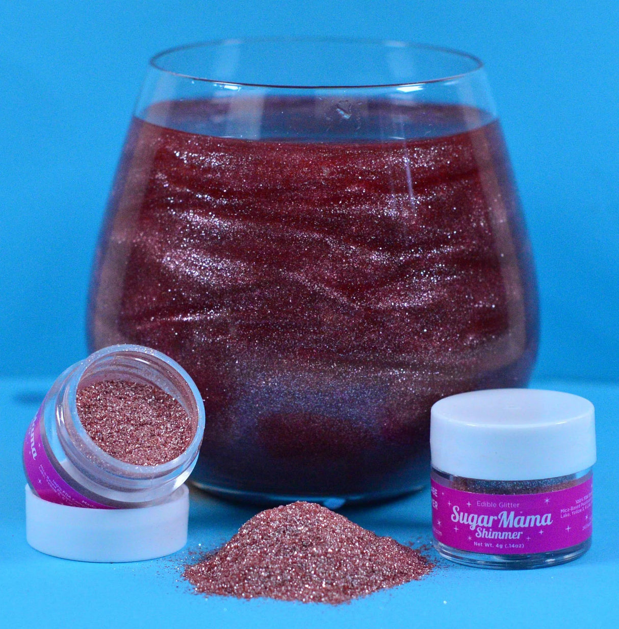 Bordeaux Babe Shimmer Edible Glitter