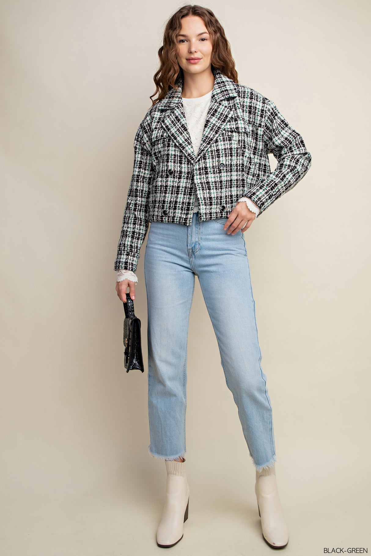 Tweed Crop Jacket