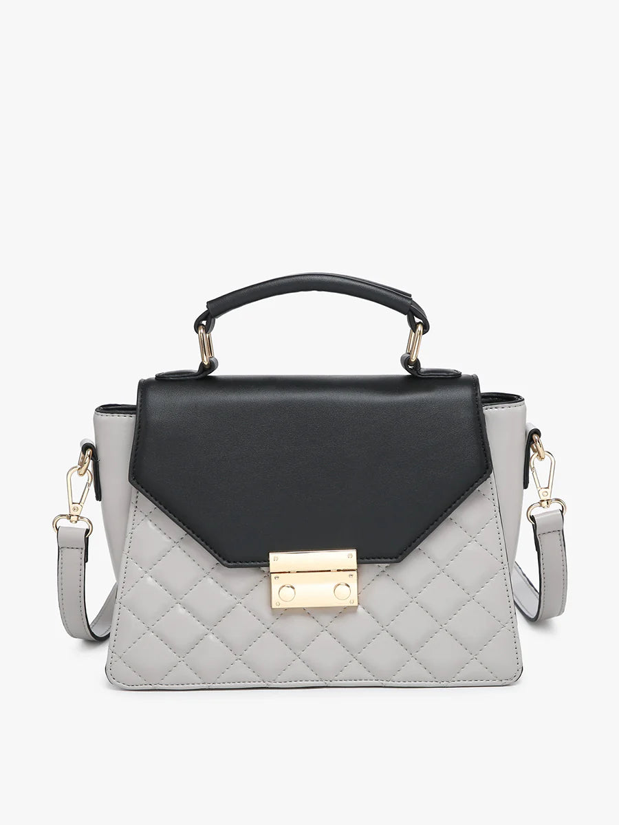 Lou Square Quilted Crossbody Bag