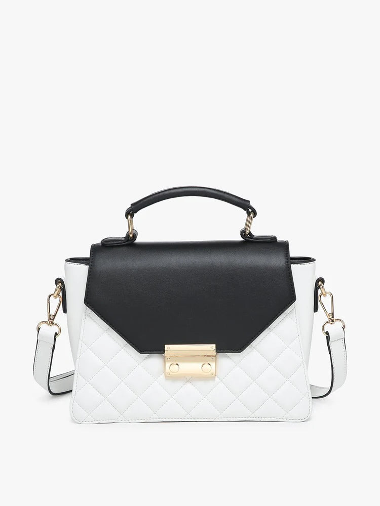 Lou Square Quilted Crossbody Bag