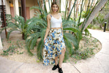 Overlap High-Low Skirts