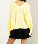 Fearless Batwing Sleeve Blouse