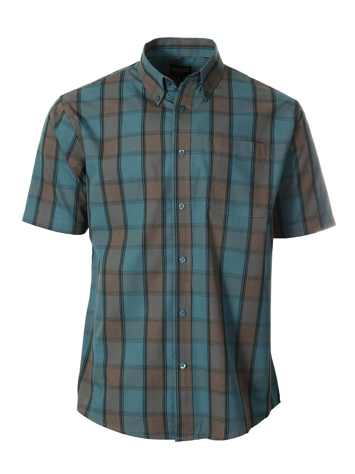 Men's Plaid Short Sleeve Shirt